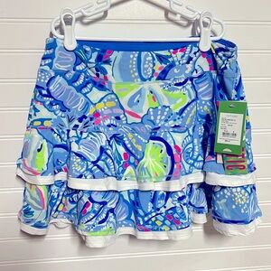 NWT Small Lilly Pulitzer Luxletic UPF 50+ Meryl Zela Skort